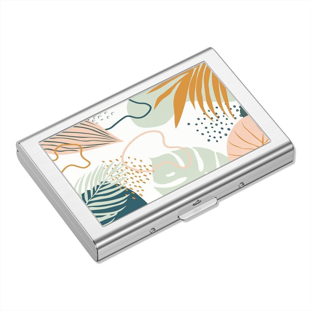 2745 Metal Credit Card Holder, Mini Credit Card Wallet RFID Blocking Slim